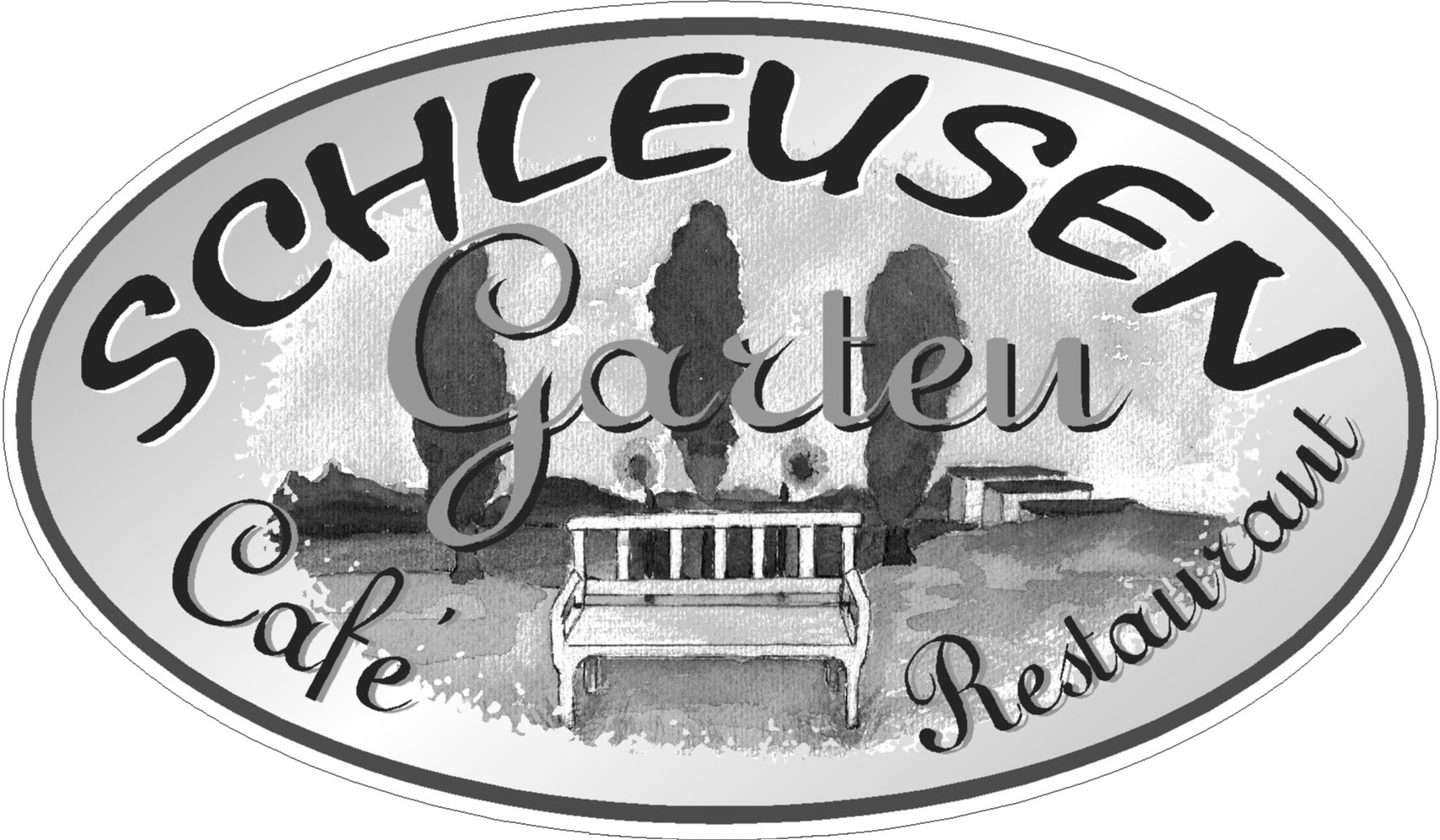 Schleusengarten Logo - black&white ohne Strich